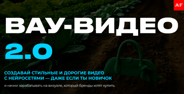 Визуал ИИ и создание видеоэффектов за 3 дня — мастер-класс для начинающих